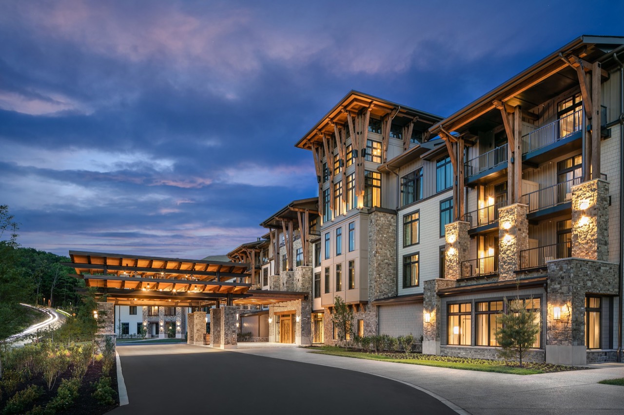 Cloudland resort entrance exterior